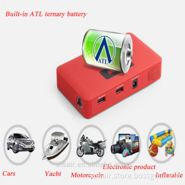 Wholesale Multifunction 12v car mini jump starter power bank with air compressor
